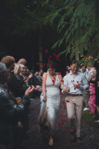 olha kibec wedding photos with portapixie recessional